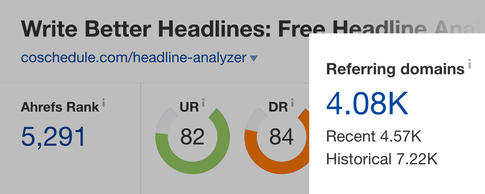 Co-schedule referring domains