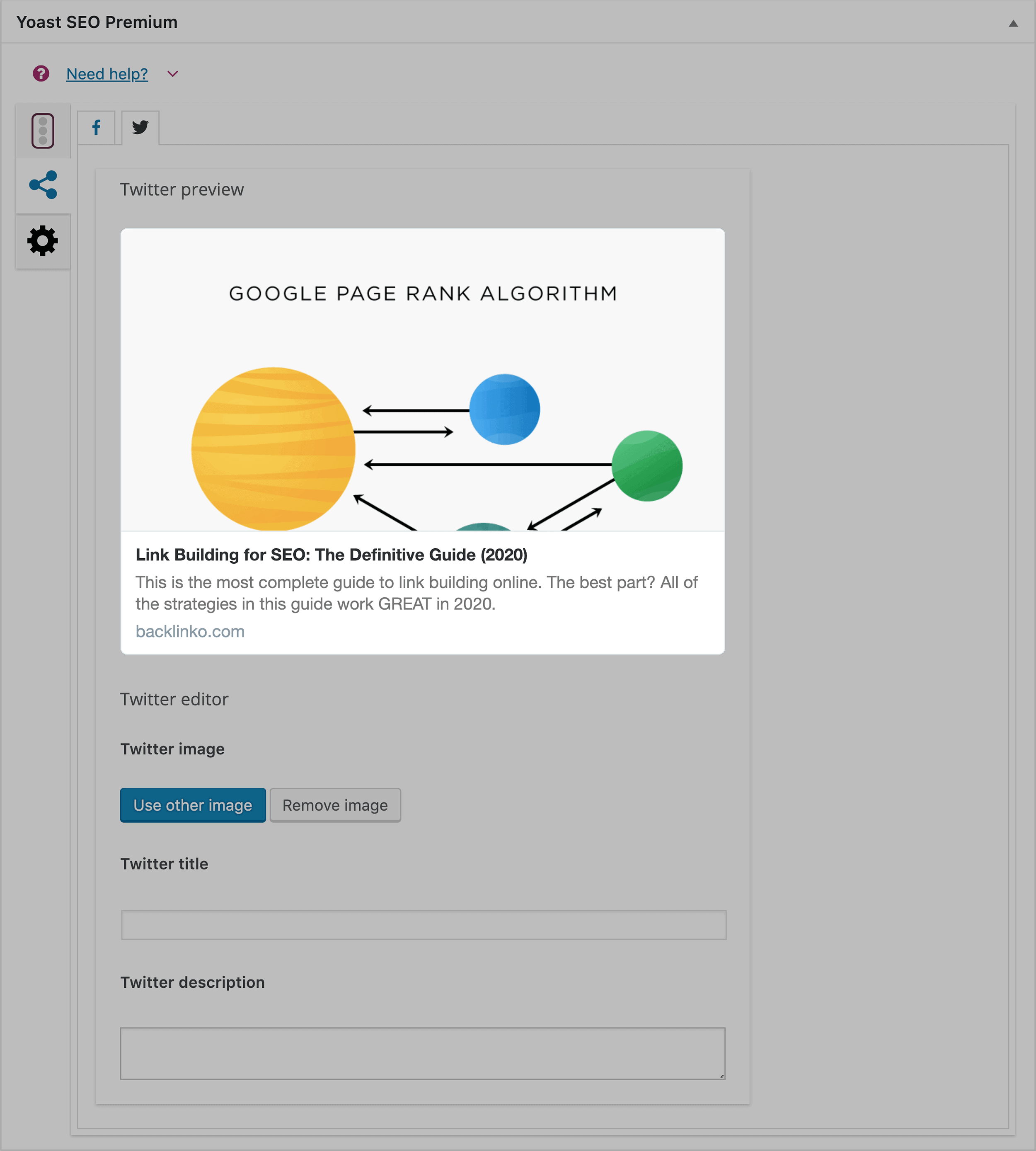 Twitter Share Preview Yoast Premium